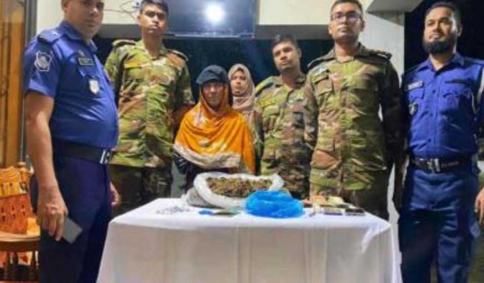 লক্ষ্মীপুরে স্বামী স্ত্রী মাদক কারবারী আটক -১