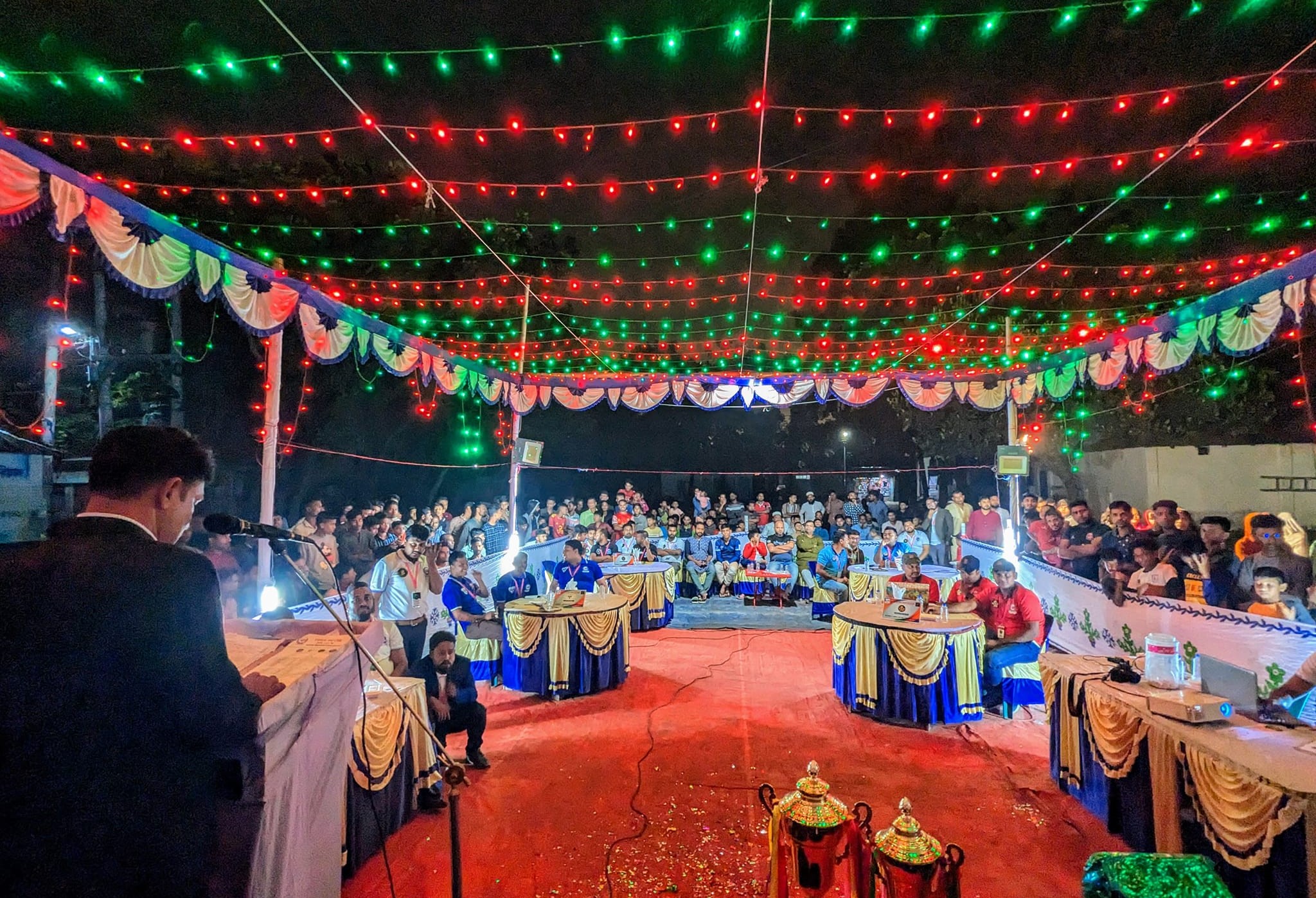 সৈয়দপুরে প্রথম ফ্রেণ্ডস ফর হেল্প এর জমকালো আয়োজনে খেলোয়াড় নিলাম
